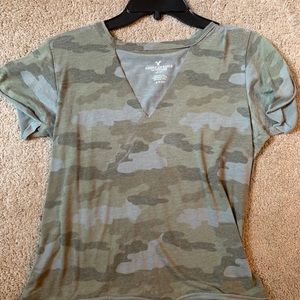Camo AE Top with cut out